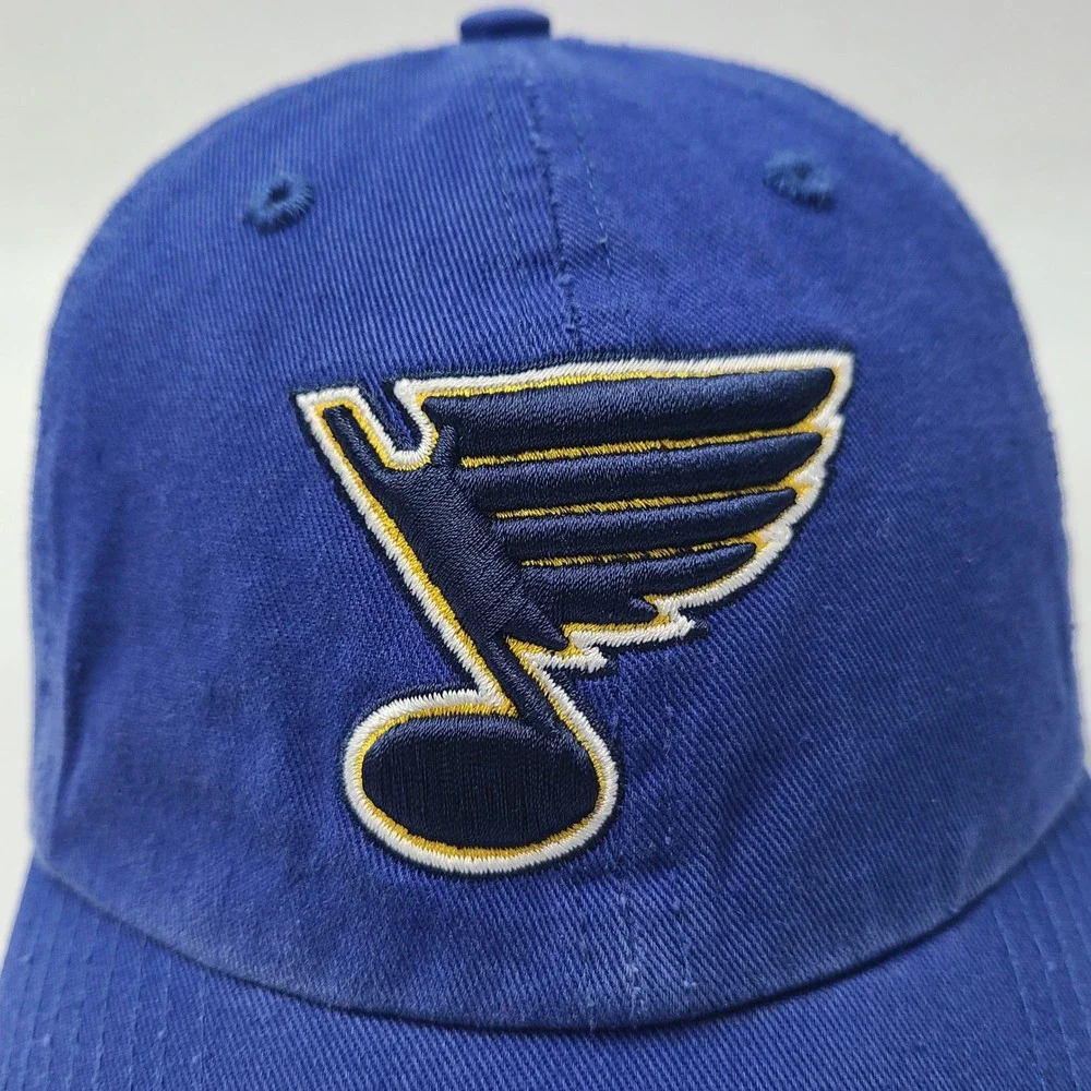 St Louis Blues Hat Strapback OTS Blue‎ NHL Hockey Logo Cotton Casual Dad Men